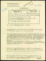 Applicant: Watin, Aisik; born 23.12.1885 in Rostov-na-Donu (Russia); single.