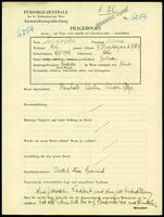 Applicant: Scháchter, Frieda; born 16.11.1906 in Vienna (Austria); divorced.