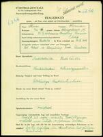 Applicant: Stein, Herman; born 23.7.1905 in Câmpulung Moldovenesc (Romania); single.