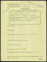 Applicant: Arbeitmann, Sura; born 10.3.1881 in Uman (Ukraine); married.