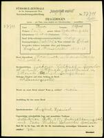 Applicant: Plisner, Alfred; born 14.10.1919 in Vienna (Austria); single.