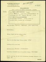 Applicant: Knöpfmacher, Ernst; born 21.11.1895 in Hustopeče (Czech Republic); married.