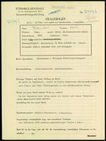 Applicant: Glauber, Karl; born 1899 in Vienna (Austria); married.