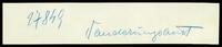 Applicant: Tocker, Leiser; born 16.11.1894 in Albigowa (Poland); married.