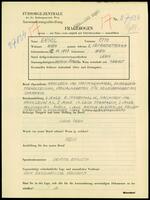 Applicant: Engel, Otto; born 10.6.1908 in Vienna (Austria); single.