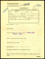 Applicant: Wahl, Jakob; born 6.12.1886 in Horodok (Lʹvivsʹka oblastʹ, Ukraine); married.