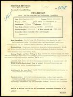 Applicant: Schreiber, Sigmund Alexander; born 13.2.1896 in Chernivt︠s︡i (Ukraine); divorced.