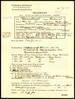 Applicant: Rosenstingl, Emanuel; born 24.3.1878 in Sankt Pölten (Austria); married.
