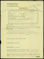 Applicant: Galandauer, Friedrich; born 16.4.1896 in Budapest (Hungary); single.