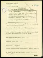Applicant: Neumann, Ernst; born 7.2.1905 in Vienna (Austria); married.