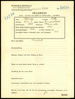 Applicant: Scherzer, Lotty; born 1888 in Vatra Dornei (Romania); widowed.