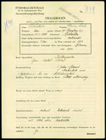 Applicant: Lauber, Chaim Leib; born 25.5.1882 in Horodenka; married.