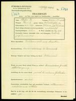Applicant: Storfer, Jesaias Bendikt; born 23.8.1870 in Rohizna (Chernivt︠s︡i, Ukraine); married.