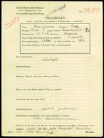 Applicant: Hirschhorn, Lea; born 18.3.1886 in Krzywcze (Ukraine); widowed.