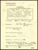 Applicant: Falkenflik, Isidor; born 11.5.1898 in Borshchiv (Ternopilʹsʹka oblastʹ, Ukraine); married.