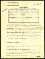Applicant: Fellner, Elfriede; born 15.1.1902 in Vienna (Austria); single.