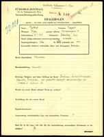 Applicant: Gottlieb, Leopold; born 6.7.1883 in Judenburg (Austria); married.