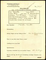 Applicant: Schächter, Michel; born 19.9.1886 in Marijampolė (Lithuania); married.