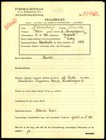 Applicant: Rosenberg, Simche; born 19.10.1903 in Grodzisk; single.