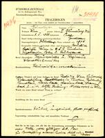 Applicant: Günsberger, Leo; born 8.2.1888 in Prague (Czech Republic); divorced.