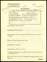 Applicant: Kurz, Sidonie; born 11.12.1871 in Bazin (Slovakia); widowed.