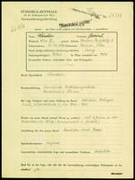 Applicant: Weinstein, Jaruch; born 12.11.1906 in Gorlice (Poland); single.