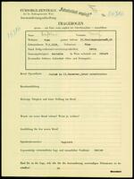 Applicant: Heftler, Josef; born 9.1.1919 in Vienna (Austria); single.
