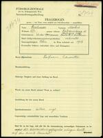Applicant: Frischwasser, Markus; born 26.5.1900 in Radauti (Romania); married.