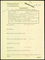 Applicant: Mattes, Jakob Markus; born 25.6.1914 in Frankfurt am Main (Germany); married.