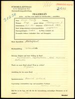 Applicant: Schütz, Anna; born 20.5.1901 in Abolnik (Lithuania); divorced.
