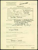 Applicant: Pächt, Zacharias; born 1.12.1887 in Vatra Dornei (Romania); married.