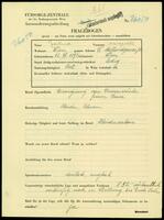 Applicant: Zallud, Margarete; born 12.12.1892 in Vienna (Austria); single.