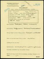 Applicant: Barak, Gertrude; born 5.9.1918 in Moson (Hungary); single.