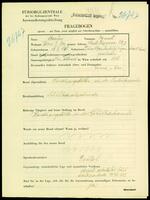 Applicant: Braun, Ignatz; born 18.3.1886 in Dunajská Streda (Slovakia); divorced.