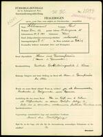 Applicant: Schlemmel, Karl; born 20.2.1911 in Vienna (Austria); married.