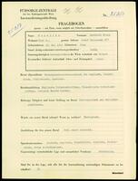 Applicant: Hoselitz, Berthold Franz; born 27.5.1913 in Vienna (Austria); single.