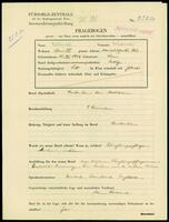 Applicant: Jellinek, Johanna; born 15.12.1914 in Vienna (Austria); single.