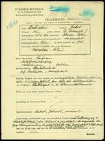 Applicant: Izbicki, Jakob; born 27.10.1896 in Konin (Poland); married.