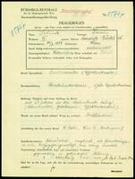 Applicant: Schick, Erwin; born 31.7.1888 in Vienna (Austria); married.