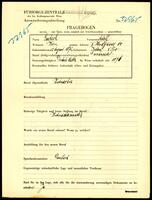 Applicant: Sachsel, Adolf; born 12.8.1872 in Jihlava (Czech Republic); married.