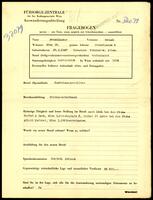 Applicant: Friedländer, Israel; born 23.1.1887 in Roz︠h︡ni︠a︡tiv (Ukraine); married.