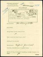 Applicant: Kohn, Salomon; born 9.7.1901 in Kaczanówka; single.