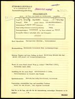 Applicant: Peretz, Hugo; born 5.8.1899 in Vienna (Austria); single.