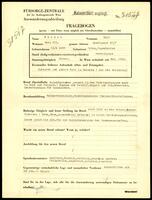 Applicant: Frosch, Emil; born 11.4.1899 in Polom, Jugoslavien; married.
