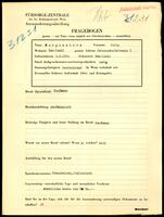 Applicant: Morgenstern, Fritz; born 5.2.1910 in Bad Ischl (Austria); single.