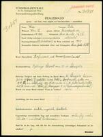 Applicant: Weiss, Béla; born 3.8.1891 in Nové Zámky (Slovakia); married.