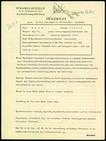 Applicant: Wolf, Julius; born 2.11.1890 in Hoješín (Seč, Czech Republic); married.