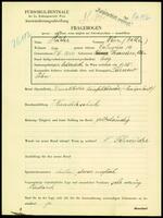 Applicant: Hudes, Nusem (Nathan); born 8.3.1900 in Szczucin (Poland); single.