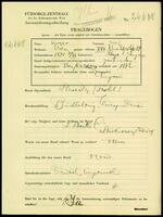 Applicant: Singer, Josef; born 7.12.1871 in Baja (Hungary); divorced.