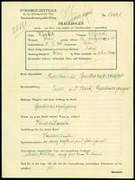 Applicant: Viertel, Alfred; born 12.10.1906 in Vienna (Austria); single.